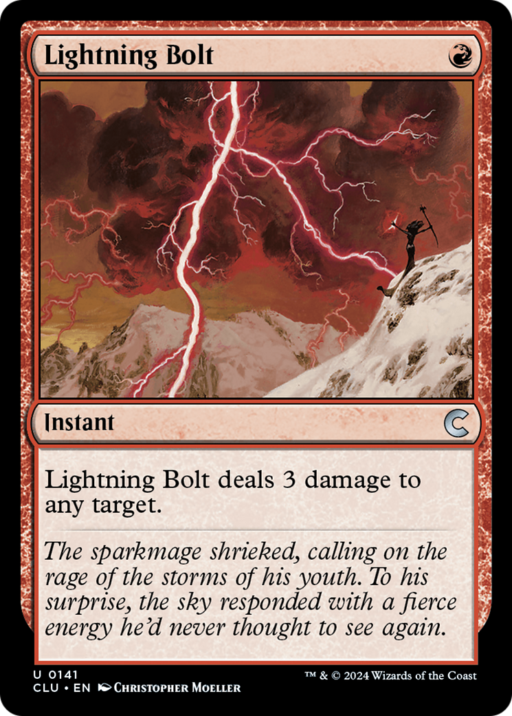 {C} Lightning Bolt [Ravnica: Clue Edition][CLU 141]