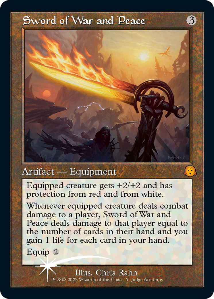 {R} Sword of War and Peace (Retro) [Judge Gift Cards 2023][P23 005]