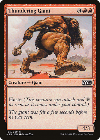 {C} Thundering Giant [Magic 2015][M15 165]
