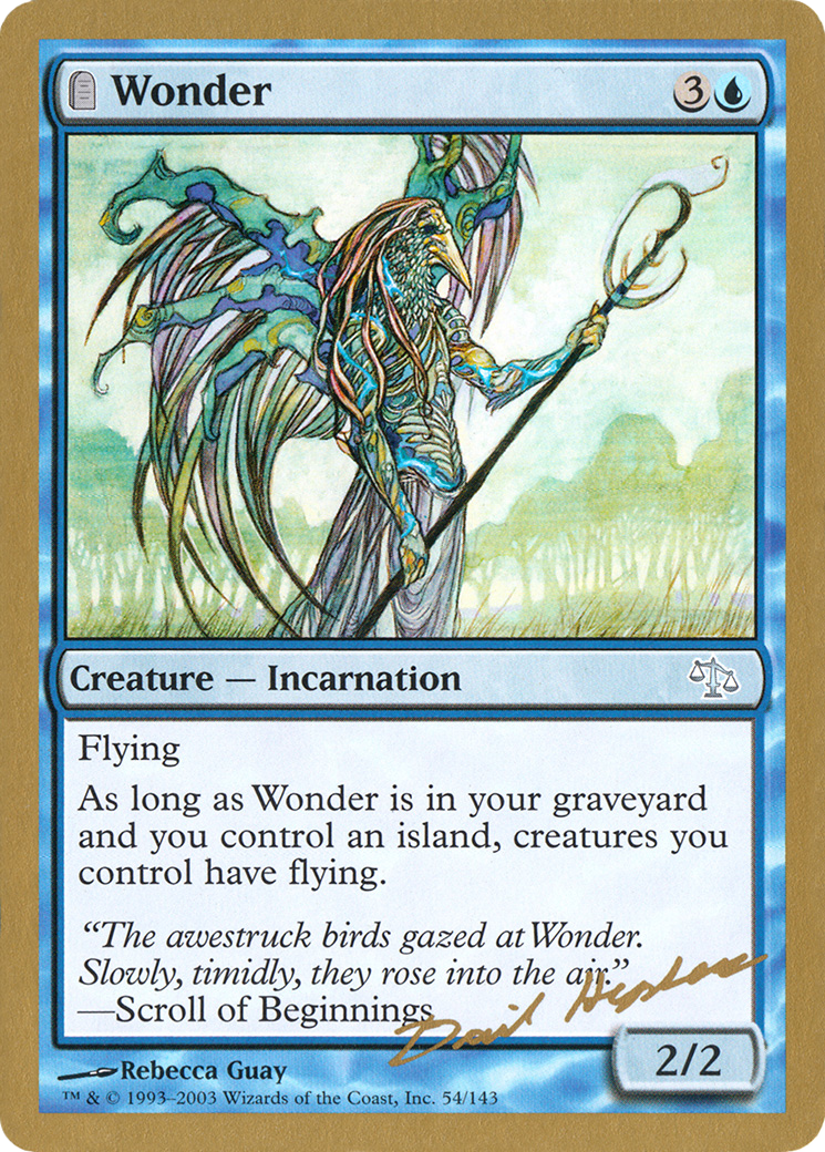 {C} Wonder (Dave Humpherys) [World Championship Decks 2003][GB WC03 DH54] - Misty Mountain Games