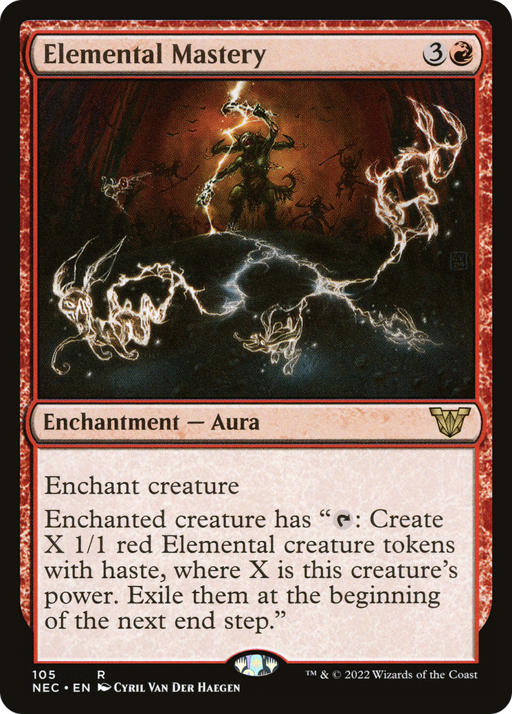 {R} Elemental Mastery [Kamigawa: Neon Dynasty Commander][NEC 105]