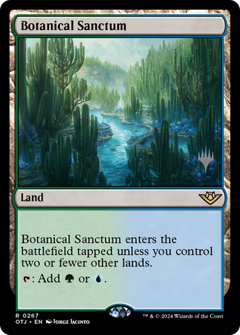 {@R} Botanical Sanctum (Promo Pack) [Outlaws of Thunder Junction Promos][PP OTJ 267]