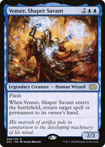 {R} Venser, Shaper Savant [Double Masters 2022][2X2 066]