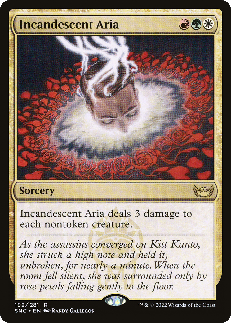 {R} Incandescent Aria [Streets of New Capenna][SNC 192]