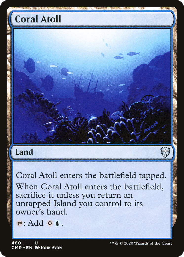 {C} Coral Atoll [Commander Legends][CMR 480]