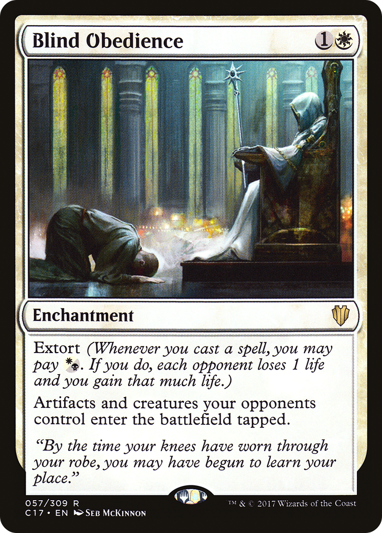 {R} Blind Obedience [Commander 2017][C17 057] - Misty Mountain Games