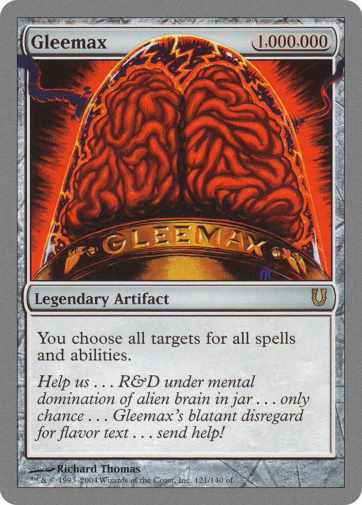 {R} Gleemax [Unhinged][UNH 121] - Misty Mountain Games