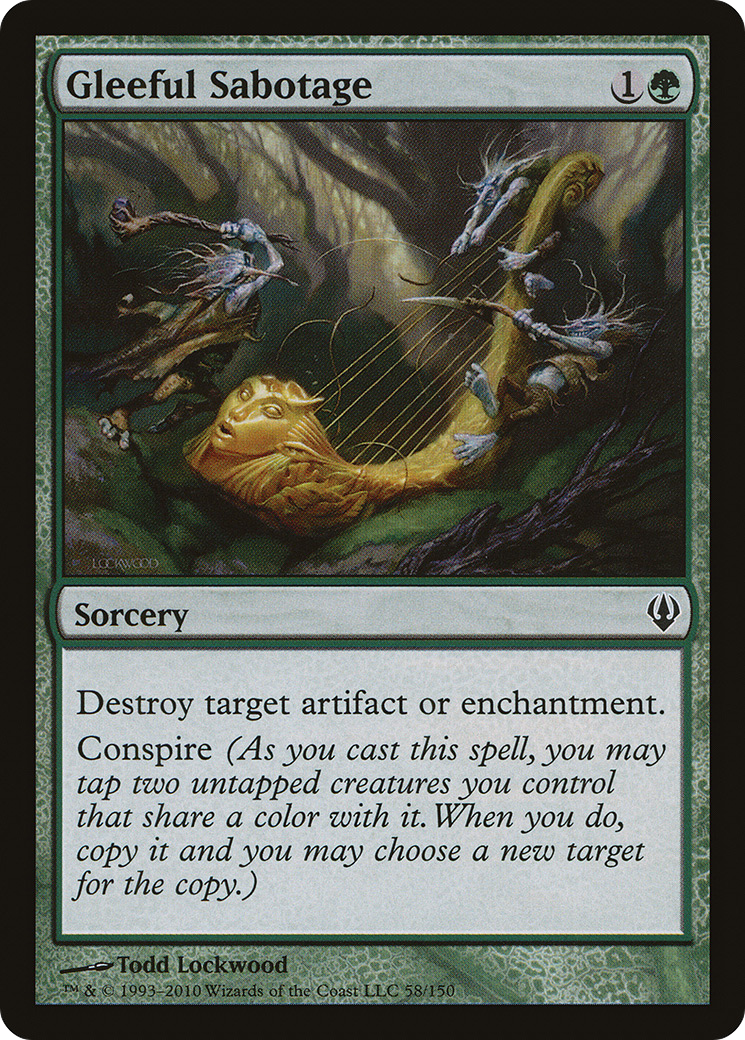 {C} Gleeful Sabotage [Archenemy][ARC 058]