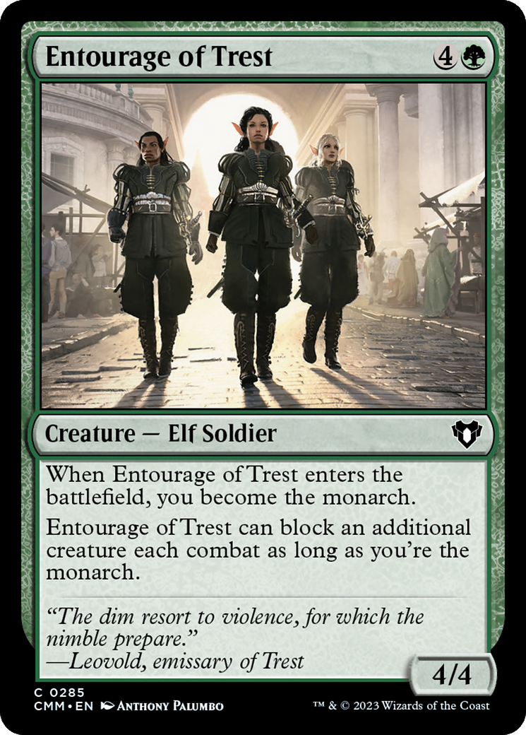 {C} Entourage of Trest [Commander Masters][CMM 285]