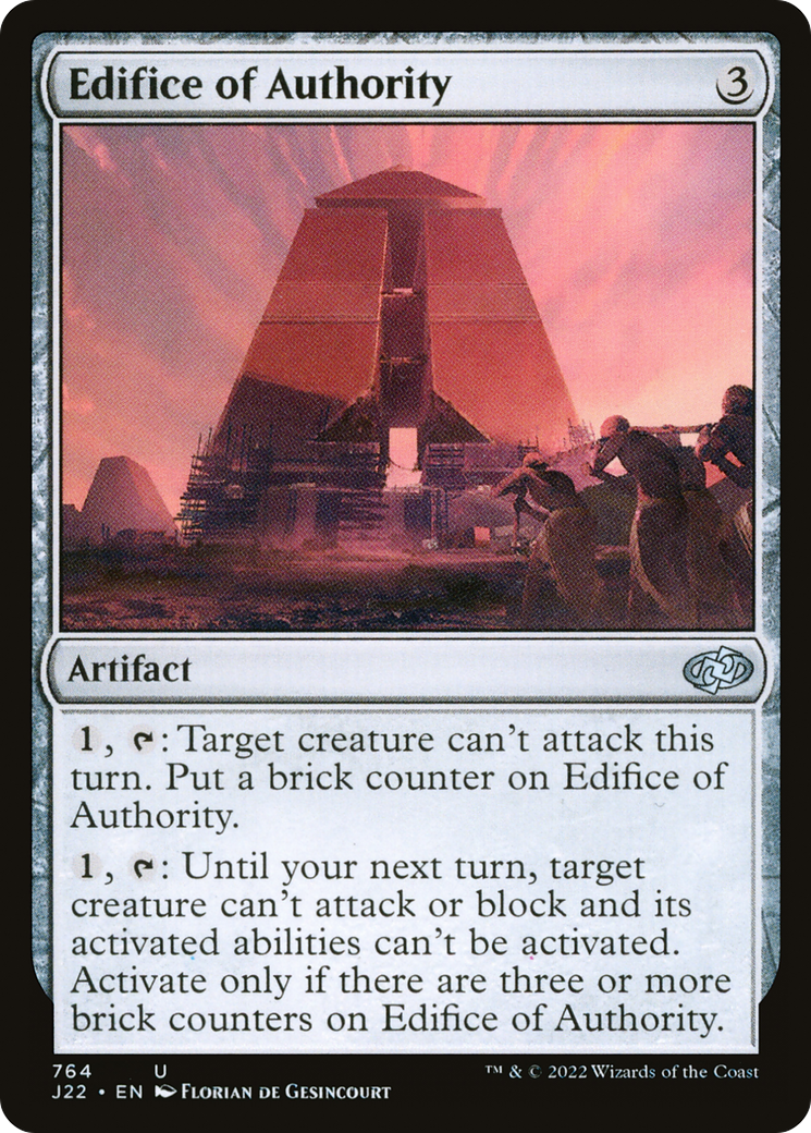 {C} Edifice of Authority [Jumpstart 2022][J22 764]