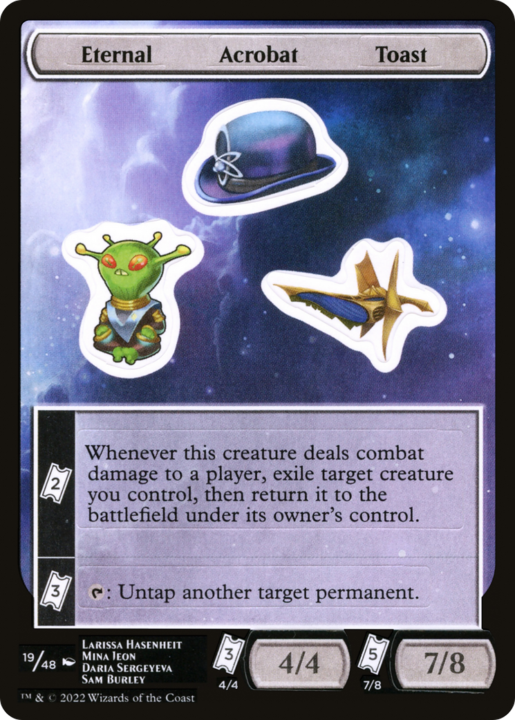 {C} Eternal Acrobat Toast [Unfinity Stickers][SUNF 019]