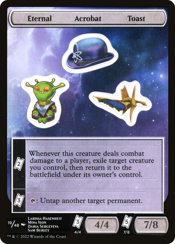 {C} Eternal Acrobat Toast [Unfinity Stickers][SUNF 019]