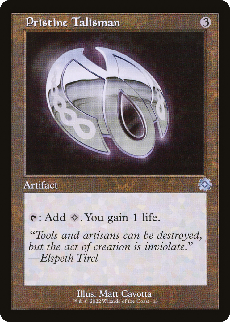 {C} Pristine Talisman (Retro) [The Brothers' War Retro Artifacts][BRR 043]