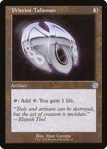 {C} Pristine Talisman (Retro) [The Brothers' War Retro Artifacts][BRR 043]