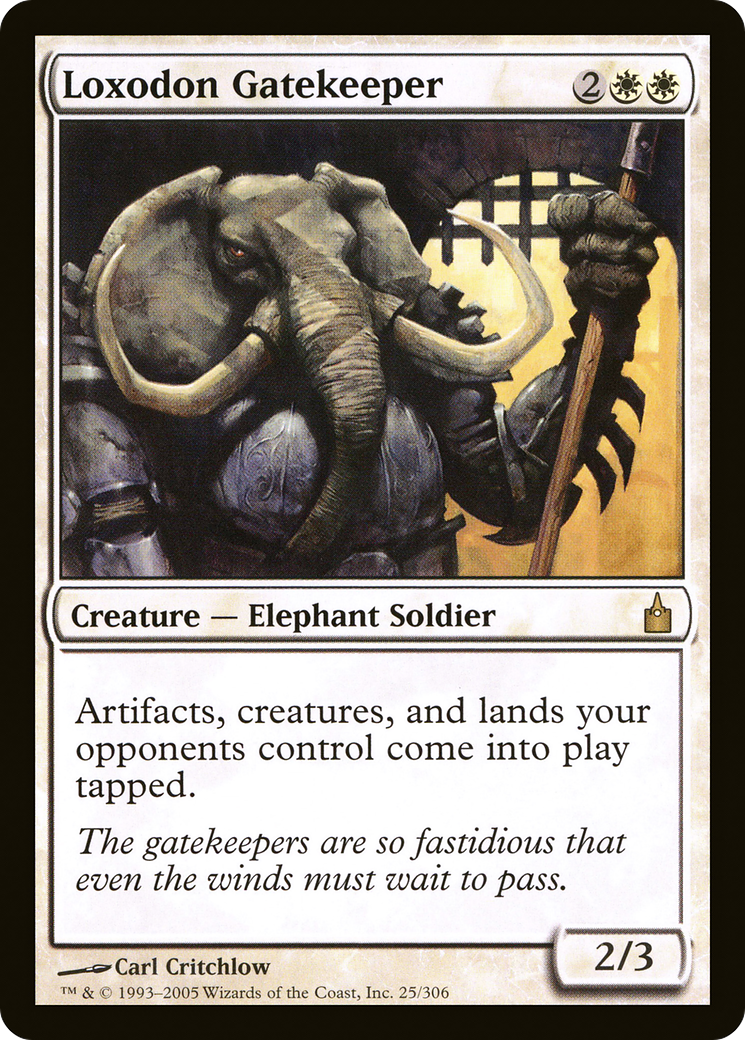 {R} Loxodon Gatekeeper [Ravnica: City of Guilds][RAV 025] - Misty Mountain Games