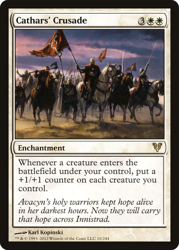 {R} Cathars' Crusade [Avacyn Restored][AVR 010]