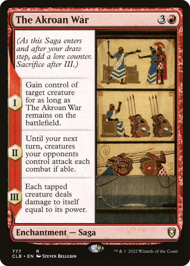 {R} The Akroan War [Commander Legends: Battle for Baldur's Gate][CLB 777]