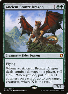 {R} Ancient Bronze Dragon [Commander Legends: Battle for Baldur's Gate][CLB 214]