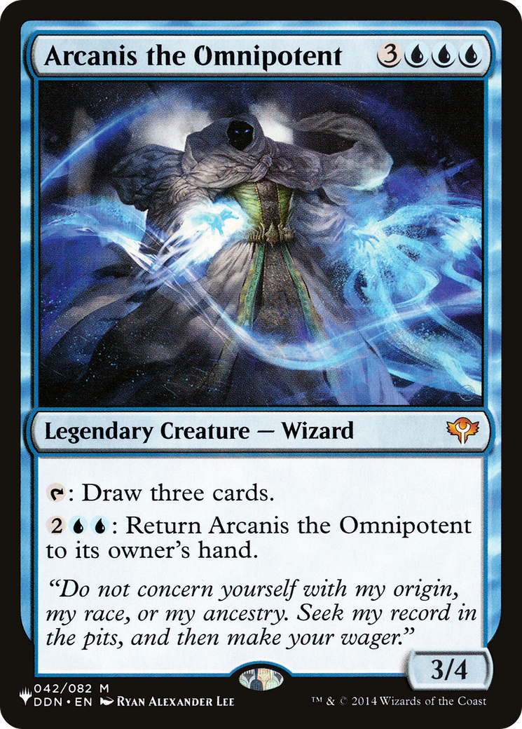 Arcanis the Omnipotent [The List Reprints]