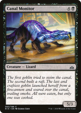 {C} Canal Monitor [Rivals of Ixalan][RIX 063]