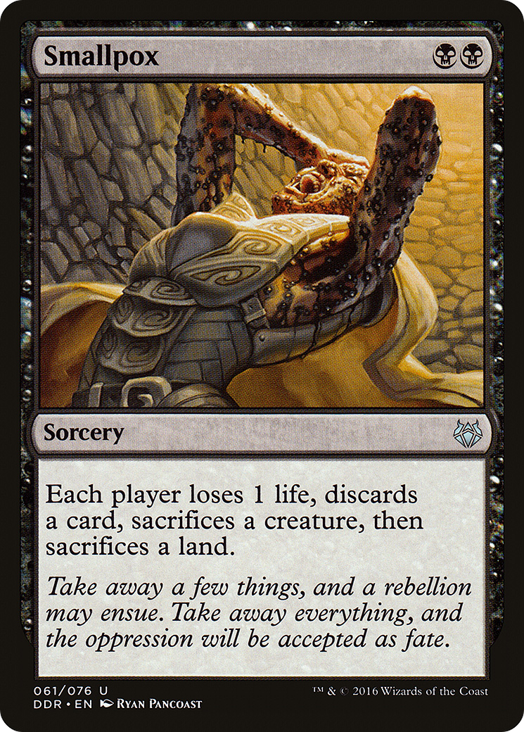 {C} Smallpox [Duel Decks: Nissa vs. Ob Nixilis][DDR 061]