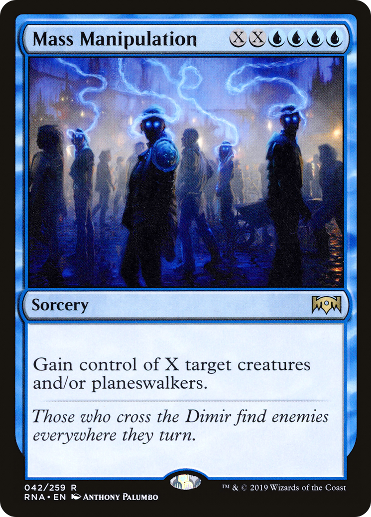 {R} Mass Manipulation [Ravnica Allegiance][RNA 042]