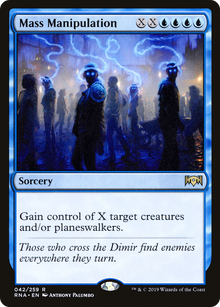 {R} Mass Manipulation [Ravnica Allegiance][RNA 042]