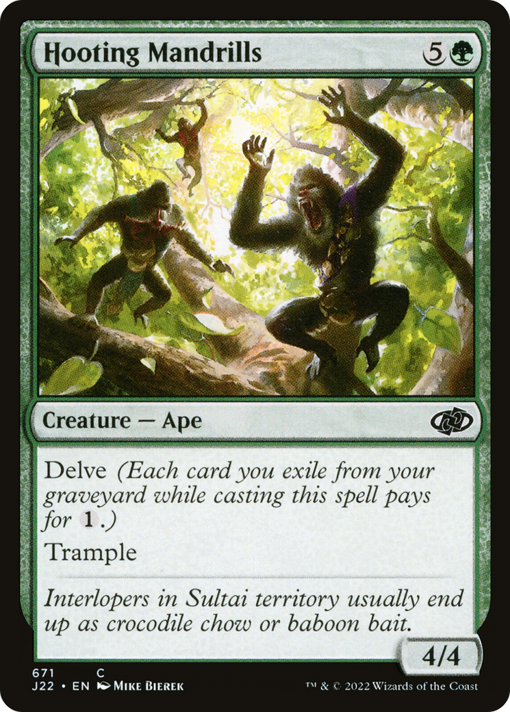 {C} Hooting Mandrills [Jumpstart 2022][J22 671]