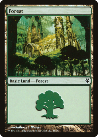 {B}[DDJ 089] Forest (89) [Duel Decks: Izzet vs. Golgari]