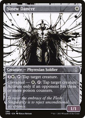 {C} Sinew Dancer (Showcase Ichor) [Phyrexia: All Will Be One][ONE 286]