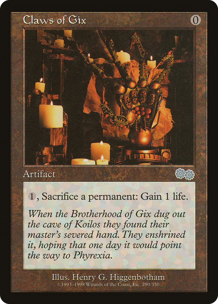 {C} Claws of Gix [Urza's Saga][USG 290]