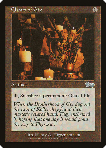 {C} Claws of Gix [Urza's Saga][USG 290]