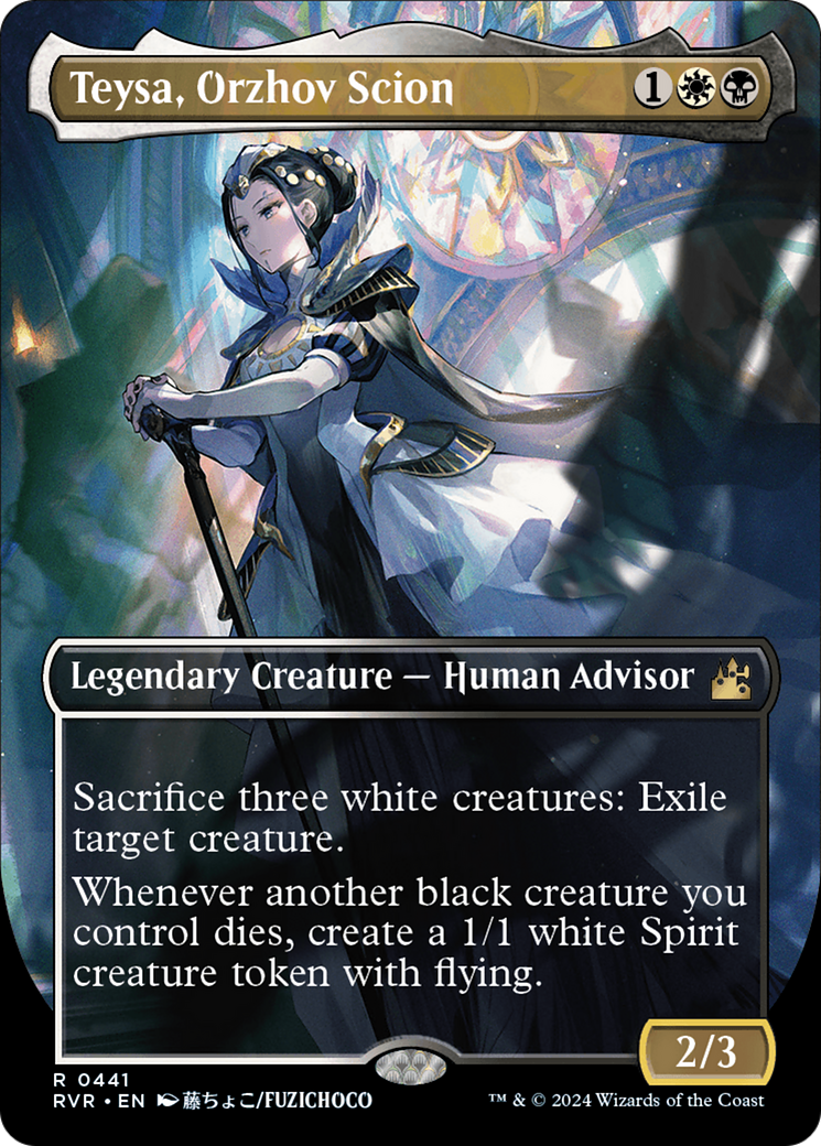 {R} Teysa, Orzhov Scion (Anime Borderless) [Ravnica Remastered][RVR 441]