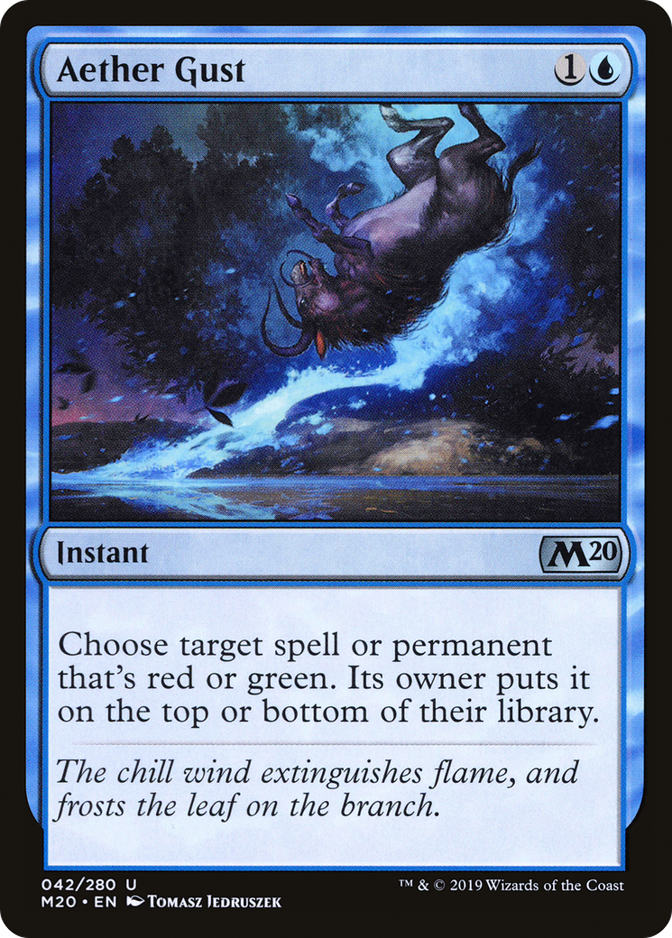 {C} Aether Gust [Core Set 2020][M20 042]