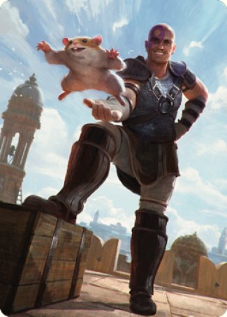 {A} Minsc & Boo, Timeless Heroes Art Card (72) [Commander Legends: Battle for Baldur's Gate Art Series][ACLB 072]