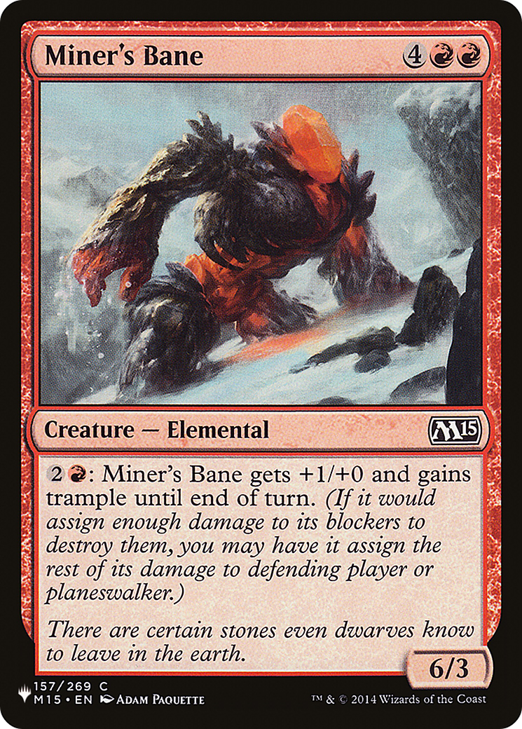 Miner's Bane [PLST M15-157]