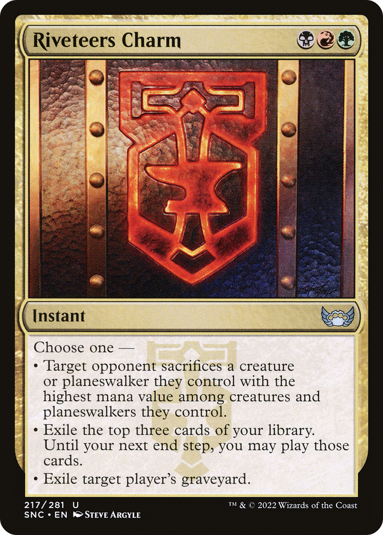 {C} Riveteers Charm [Streets of New Capenna][SNC 217]