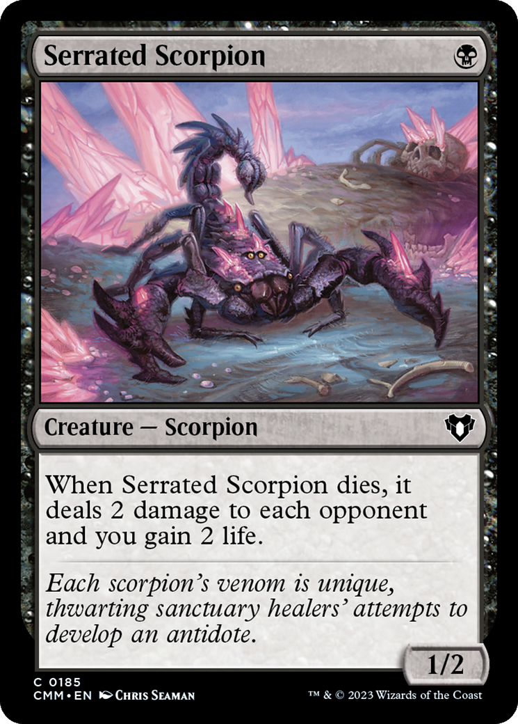 {C} Serrated Scorpion [Commander Masters][CMM 185]