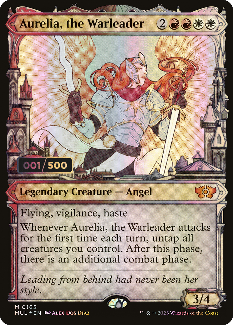 {R} Aurelia, the Warleader (Serialized) [Multiverse Legends][SR MUL 165]