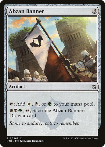 {C} Abzan Banner [Khans of Tarkir][KTK 215]
