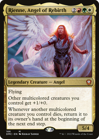 {R} Rienne, Angel of Rebirth [Dominaria United Commander][DMC 166]