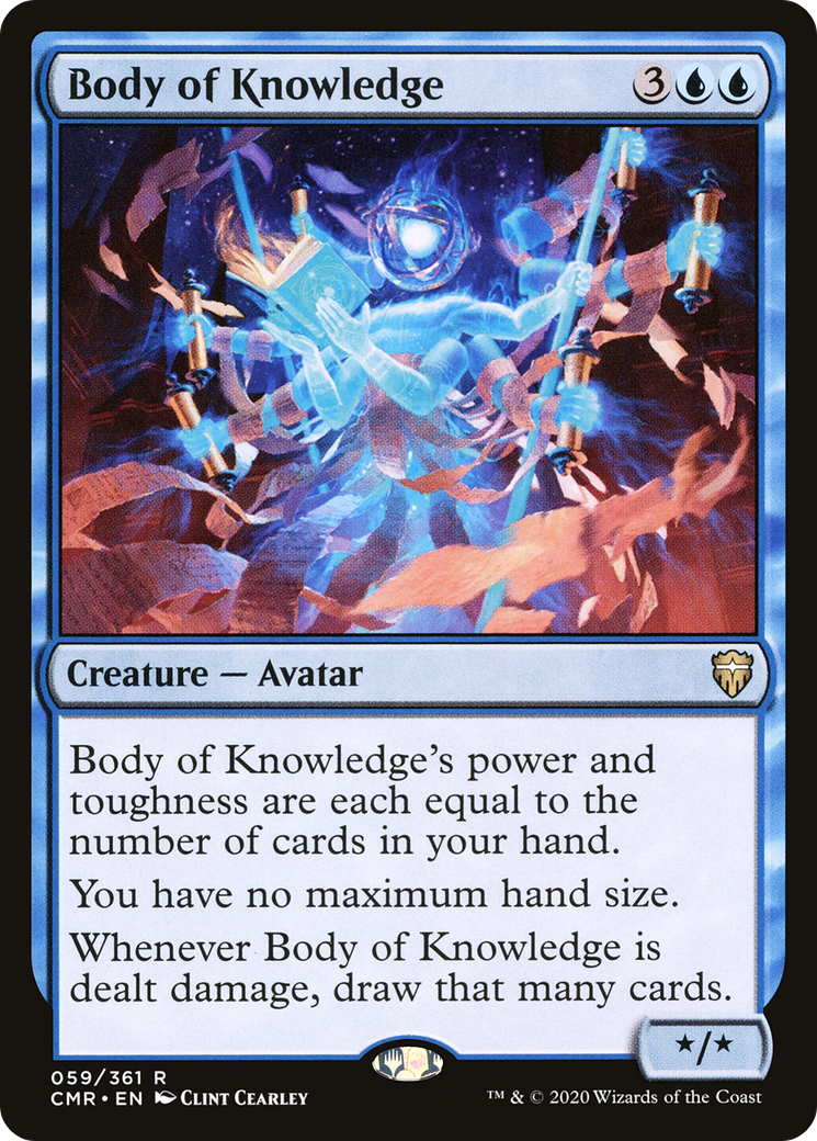 {R} Body of Knowledge [Commander Legends][CMR 059]