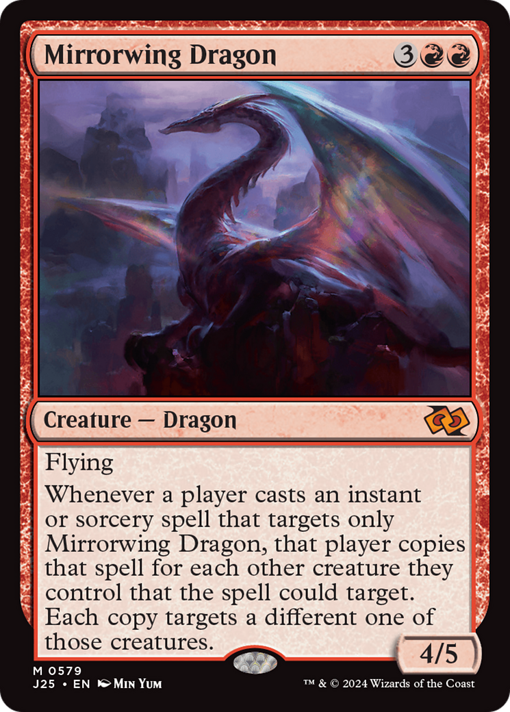 {R} Mirrorwing Dragon [Foundations Jumpstart][J25 579]