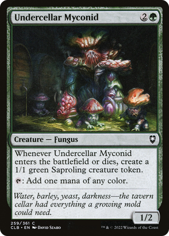 {C} Undercellar Myconid [Commander Legends: Battle for Baldur's Gate][CLB 259]