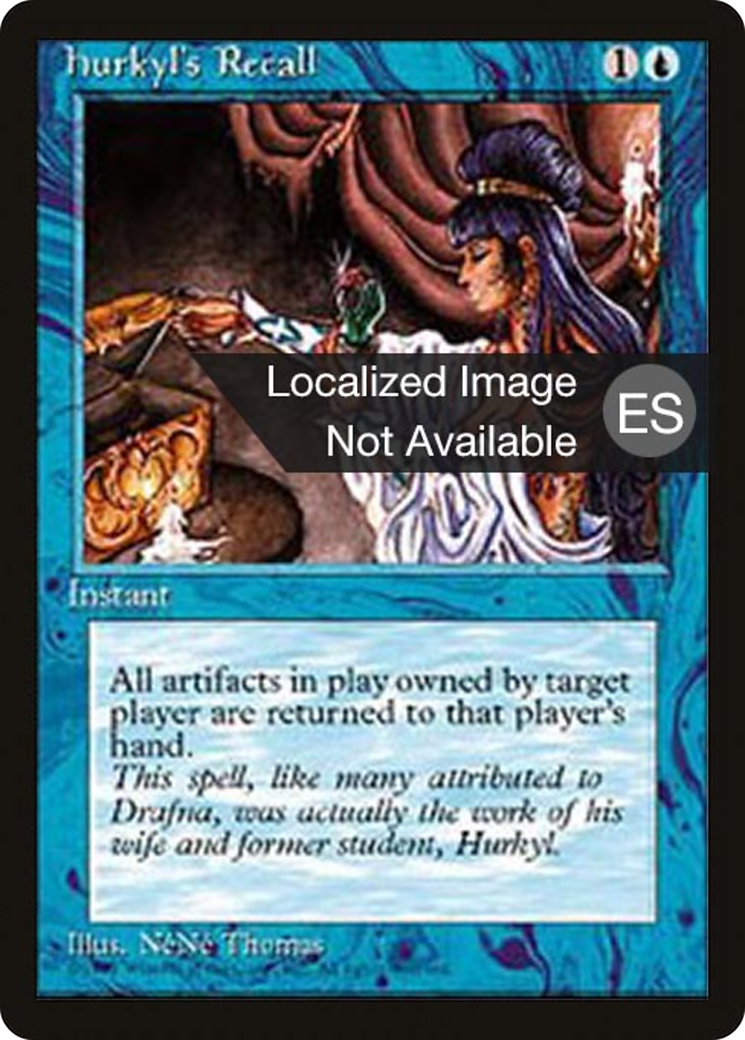 {F} Hurkyl's Recall [Fourth Edition (Foreign Black Border)][FBB 4ED 077]