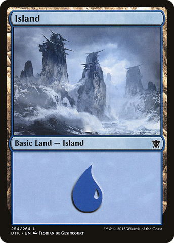{B}[DTK 254] Island (254) [Dragons of Tarkir]