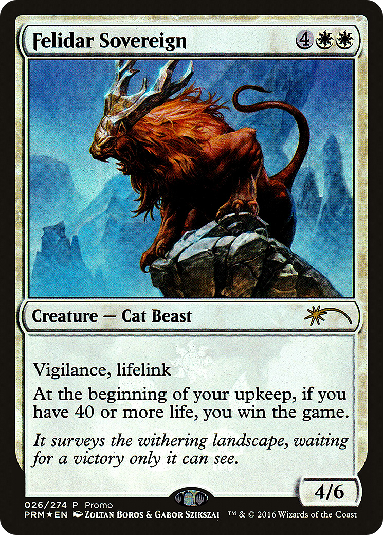 {R} Felidar Sovereign [Resale Promos][PA RES 026]