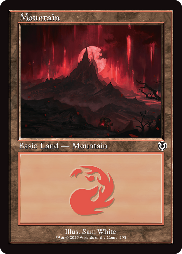 {B}[INR 295] Mountain (295) (Retro Frame) [Innistrad Remastered]