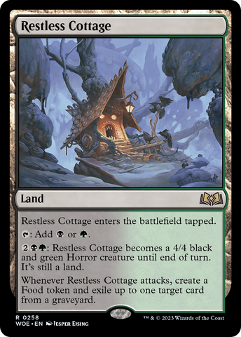 {@R} Restless Cottage [Wilds of Eldraine][WOE 258]
