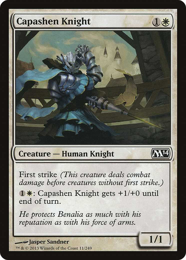 {C} Capashen Knight [Magic 2014][M14 011]